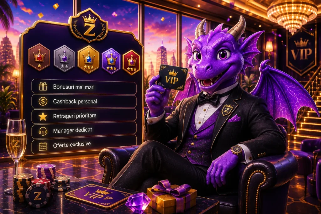 Program VIP la Zinx Casino